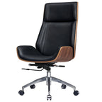 Ergonomische bureaustoel met hoofdsteun