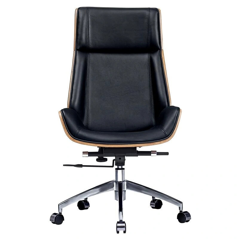 Ergonomische bureaustoel met hoofdsteun
