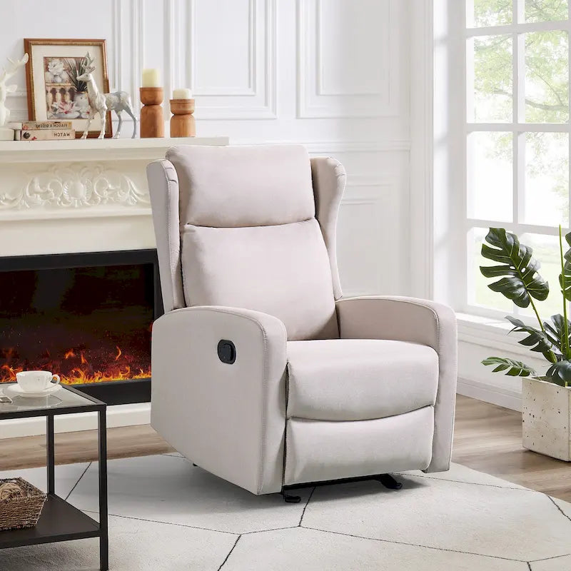 Schommel-Relaxfauteuil met Lendensteun