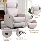 Schommel-Relaxfauteuil met Lendensteun