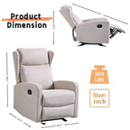 Schommel-Relaxfauteuil met Lendensteun