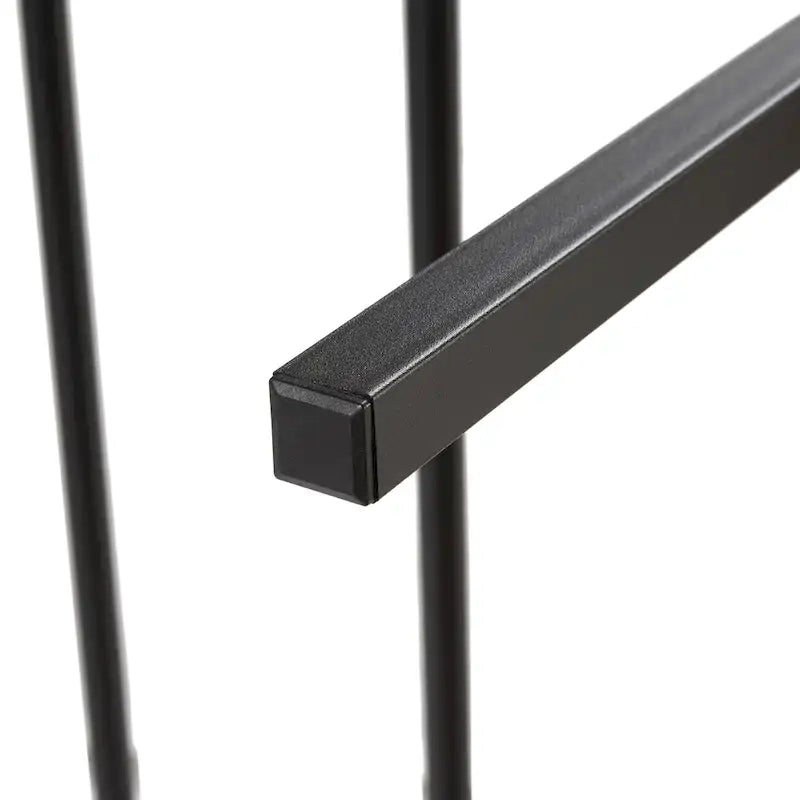 King Size Metalen Platform Bed met LED-Verlichting, Houten Hoofdbord en Twee Laden