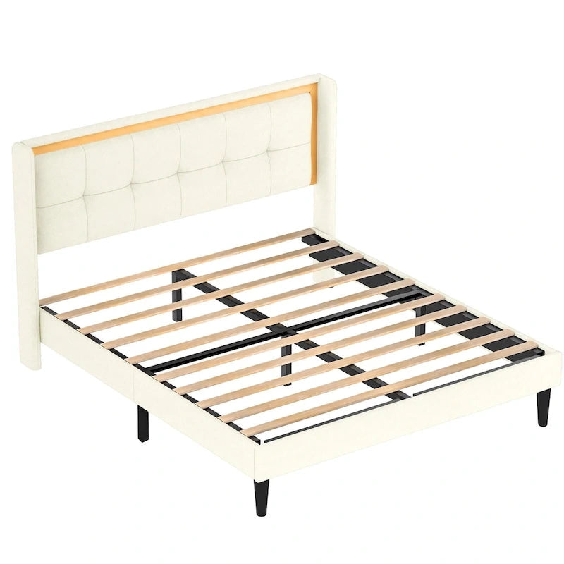 Tweepersoonsbedframe met hoog draagvermogen