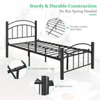 Metalen bedframe – eenpersoons / tweepersoons / queensize