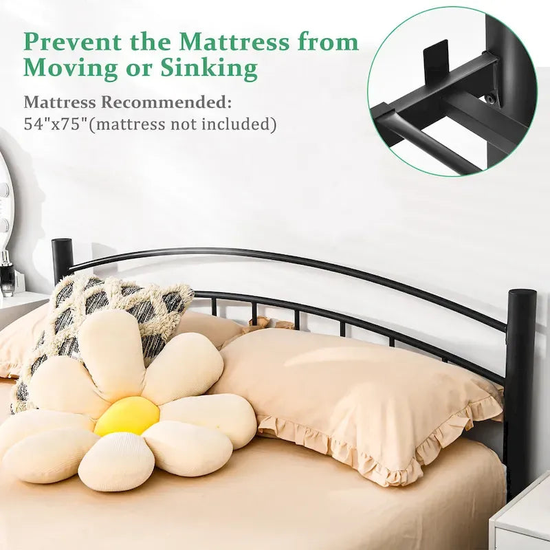 Metalen bedframe – eenpersoons / tweepersoons / queensize