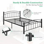 Metalen bedframe – eenpersoons / tweepersoons / queensize
