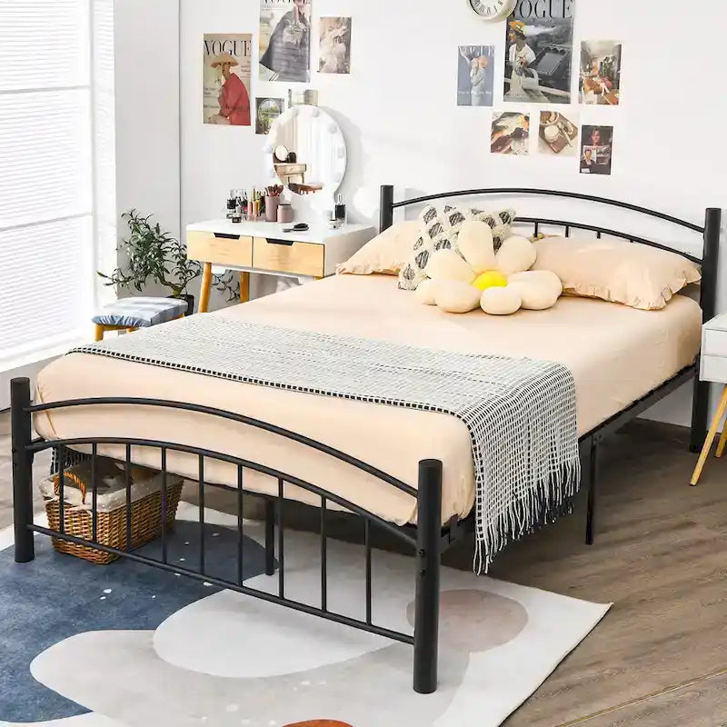 Metalen bedframe – eenpersoons / tweepersoons / queensize