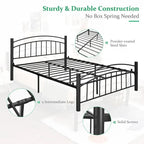 Metalen bedframe – eenpersoons / tweepersoons / queensize