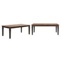 Massief houten uitschuifbare eettafel (162,5-208 cm)