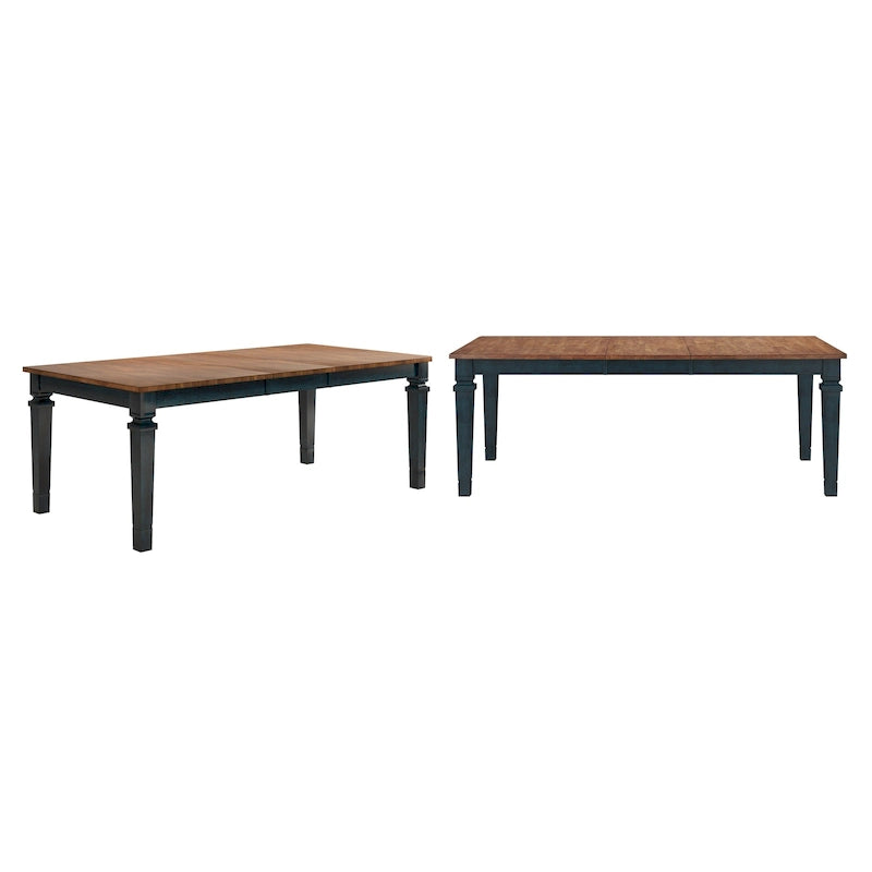 Massief houten uitschuifbare eettafel (162,5-208 cm)