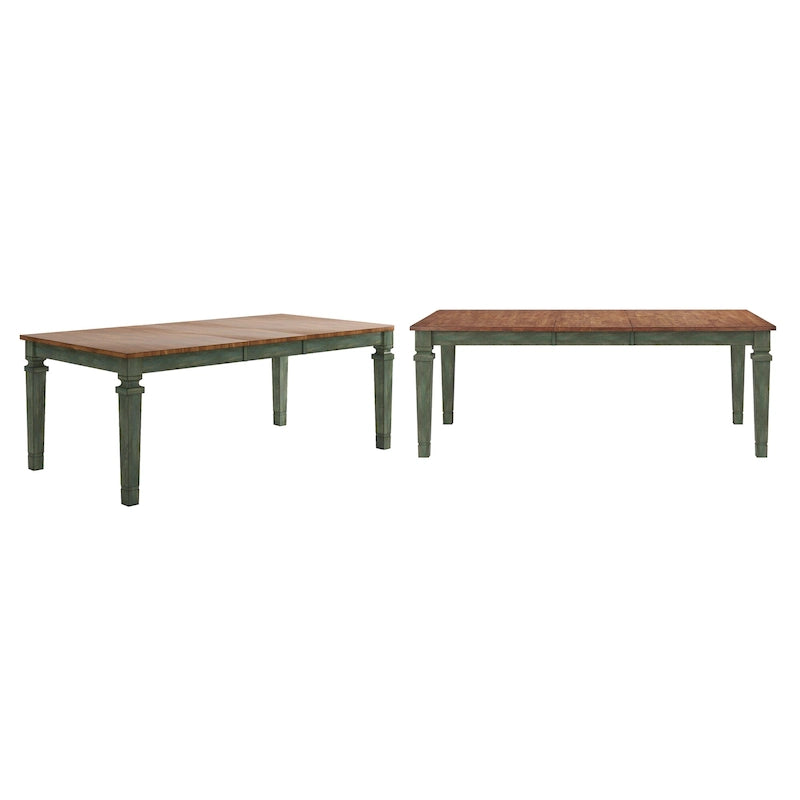 Massief houten uitschuifbare eettafel (162,5-208 cm)