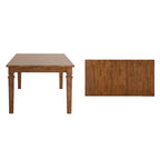 Massief houten uitschuifbare eettafel (162,5-208 cm)
