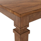 Massief houten uitschuifbare eettafel (162,5-208 cm)