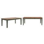 Massief houten uitschuifbare eettafel (162,5-208 cm)