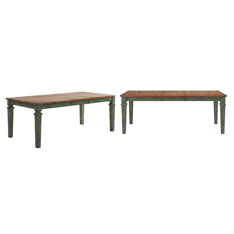 Massief houten uitschuifbare eettafel (162,5-208 cm)
