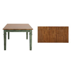 Massief houten uitschuifbare eettafel (162,5-208 cm)