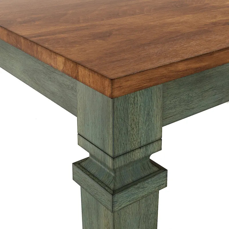 Massief houten uitschuifbare eettafel (162,5-208 cm)