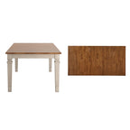 Massief houten uitschuifbare eettafel (162,5-208 cm)