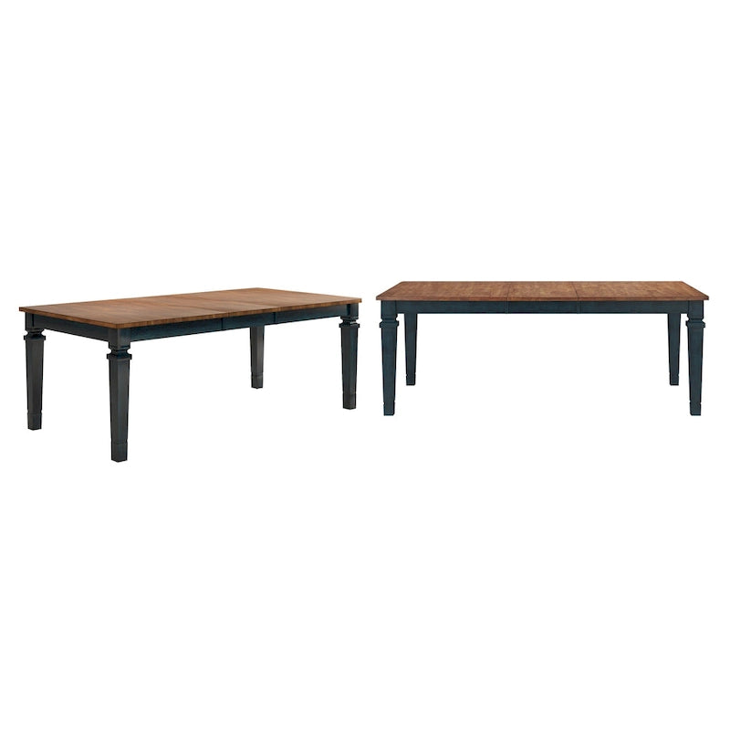 Massief houten uitschuifbare eettafel (162,5-208 cm)
