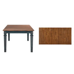 Massief houten uitschuifbare eettafel (162,5-208 cm)