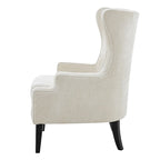 Kuipfauteuil met stoffen bekleding