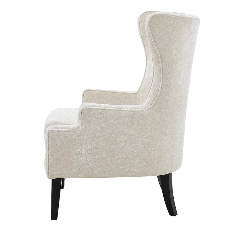 Kuipfauteuil met stoffen bekleding