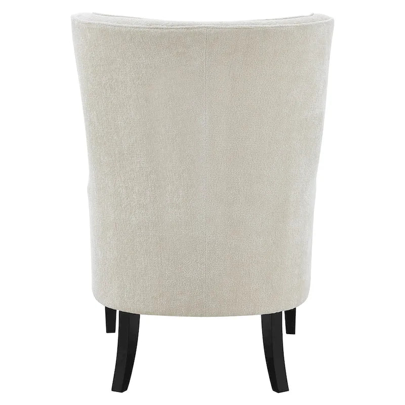 Kuipfauteuil met stoffen bekleding