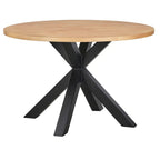 Eettafel met kruispootvoet