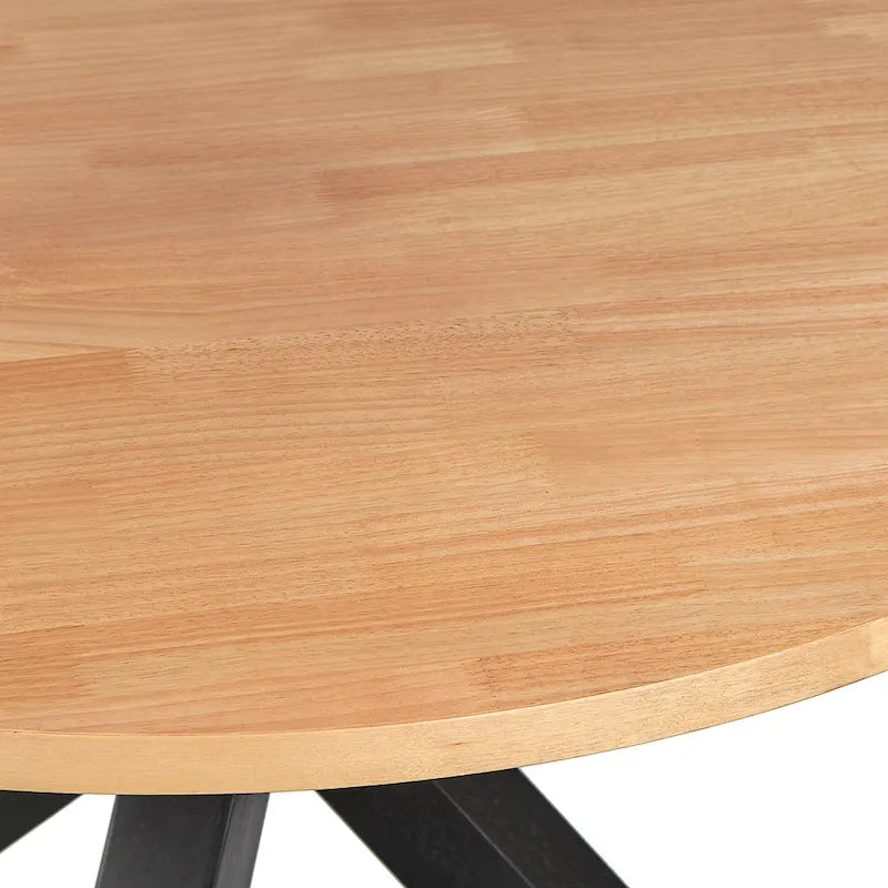 Eettafel met kruispootvoet