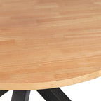 Eettafel met kruispootvoet