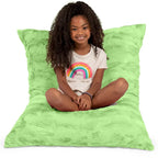 Giant Faux Fur Floor Pillow Bean Bag, 107 cm