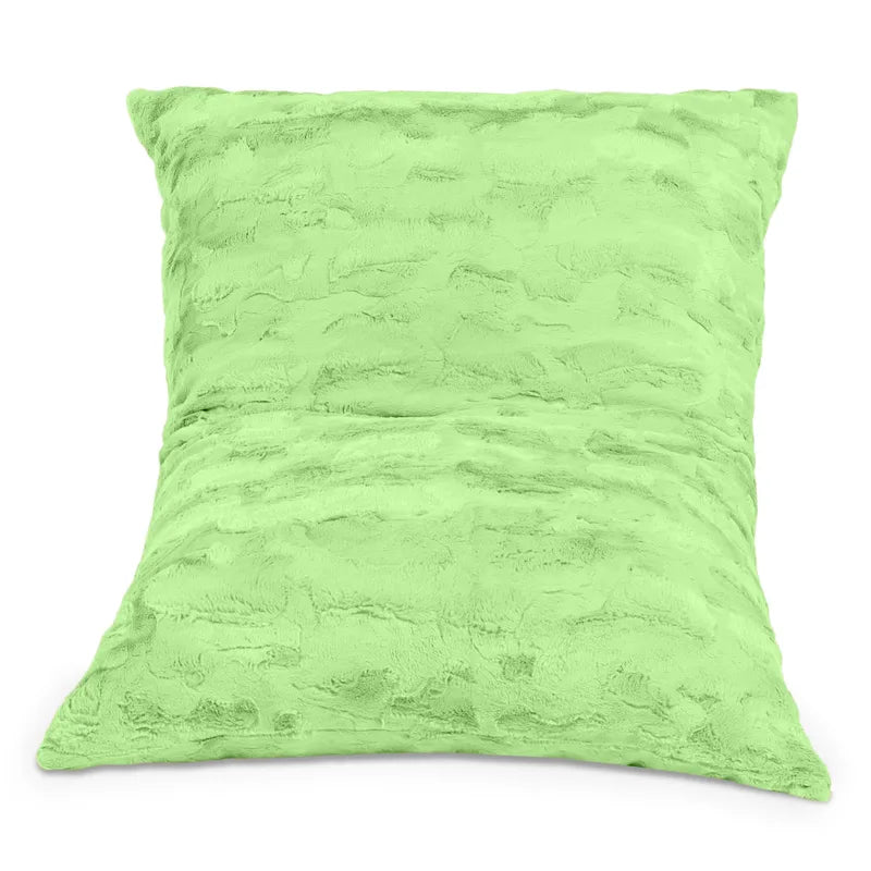 Giant Faux Fur Floor Pillow Bean Bag, 107 cm