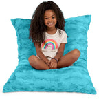 Giant Faux Fur Floor Pillow Bean Bag, 107 cm
