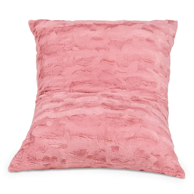 Giant Faux Fur Floor Pillow Bean Bag, 107 cm