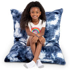 Giant Faux Fur Floor Pillow Bean Bag, 107 cm