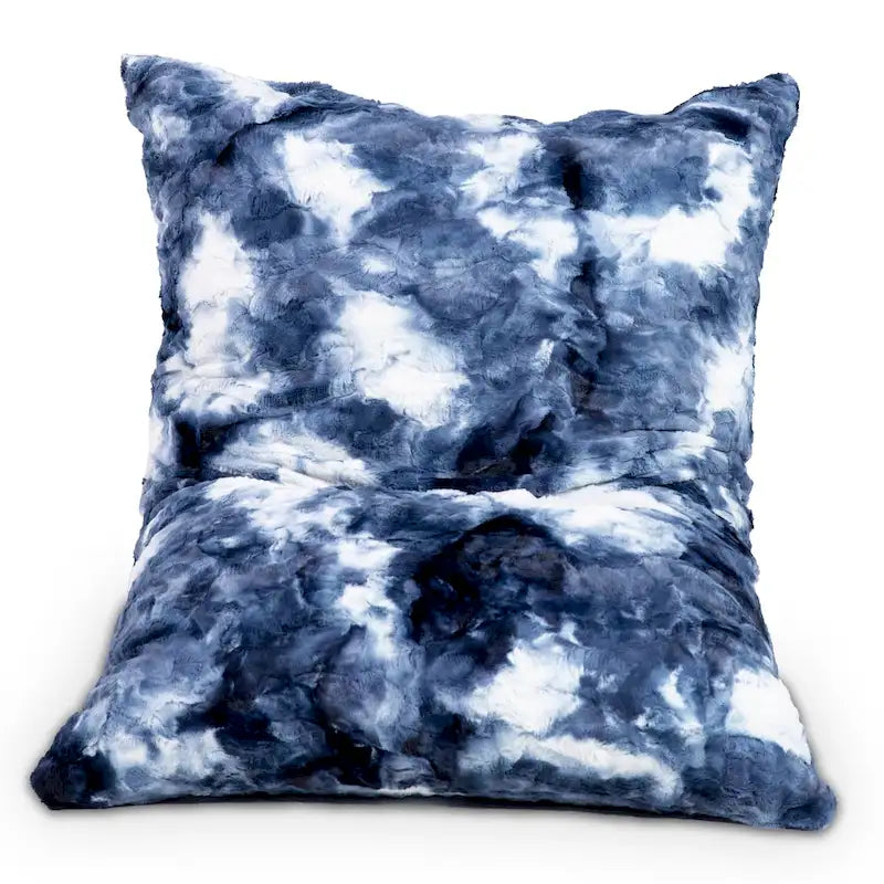 Giant Faux Fur Floor Pillow Bean Bag, 107 cm