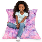 Giant Faux Fur Floor Pillow Bean Bag, 107 cm