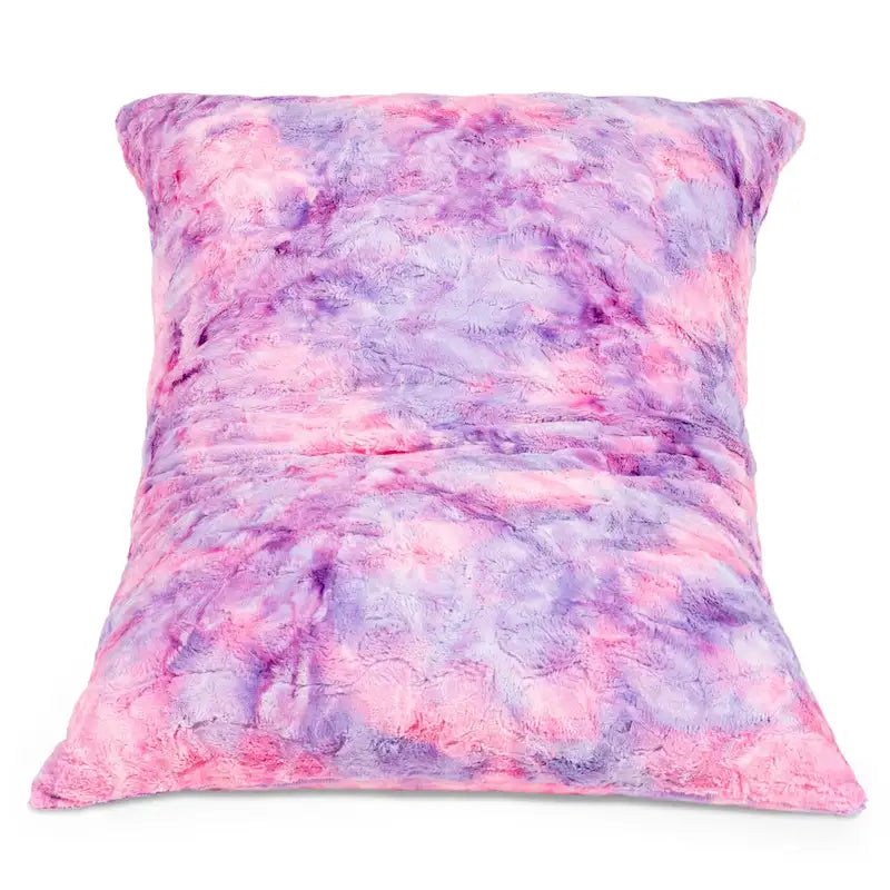 Giant Faux Fur Floor Pillow Bean Bag, 107 cm