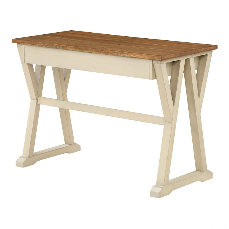 Rustiek Bureau met 2 Lades