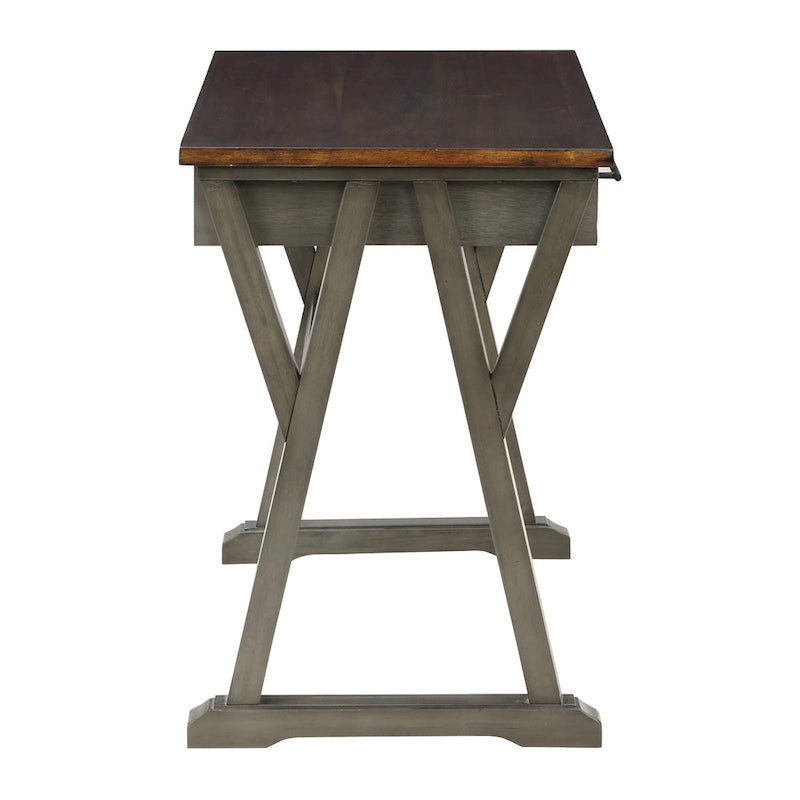 Rustiek Bureau met 2 Lades