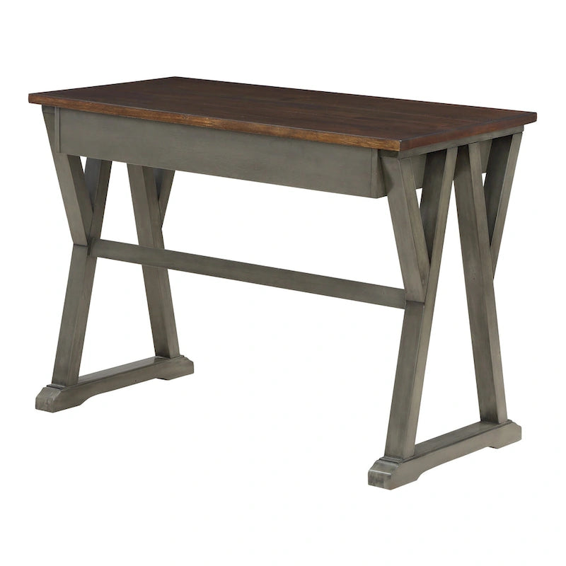 Rustiek Bureau met 2 Lades