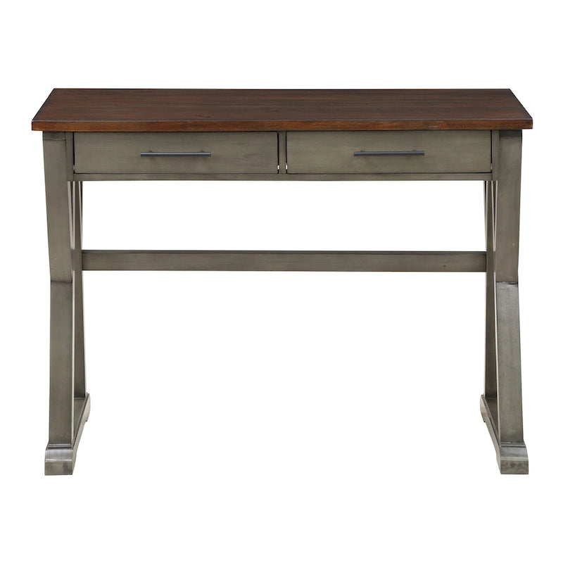 Rustiek Bureau met 2 Lades