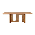 Rechthoekige Noten Eettafel - 92B x 39,3D x 30H