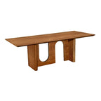 Rechthoekige Noten Eettafel - 92B x 39,3D x 30H