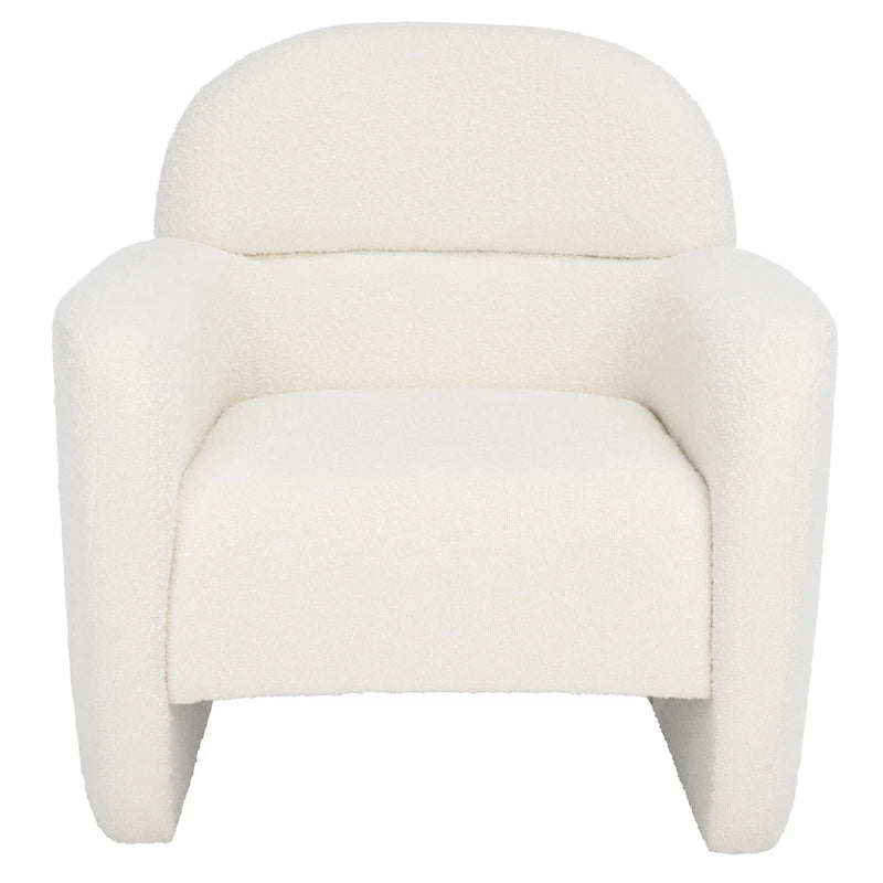 Bouclé fauteuil - 84 cm B x 85 cm D x 86 cm H