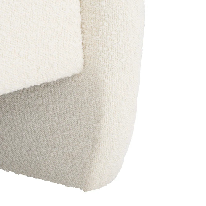 Bouclé fauteuil - 84 cm B x 85 cm D x 86 cm H
