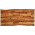 Eettafel met Live Edge – Massief Acaciahout & Stalen Poten