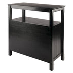 Zwart dressoir met opbergruimte – 91 x 46 x 91 cm