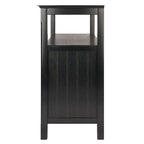 Zwart dressoir met opbergruimte – 91 x 46 x 91 cm