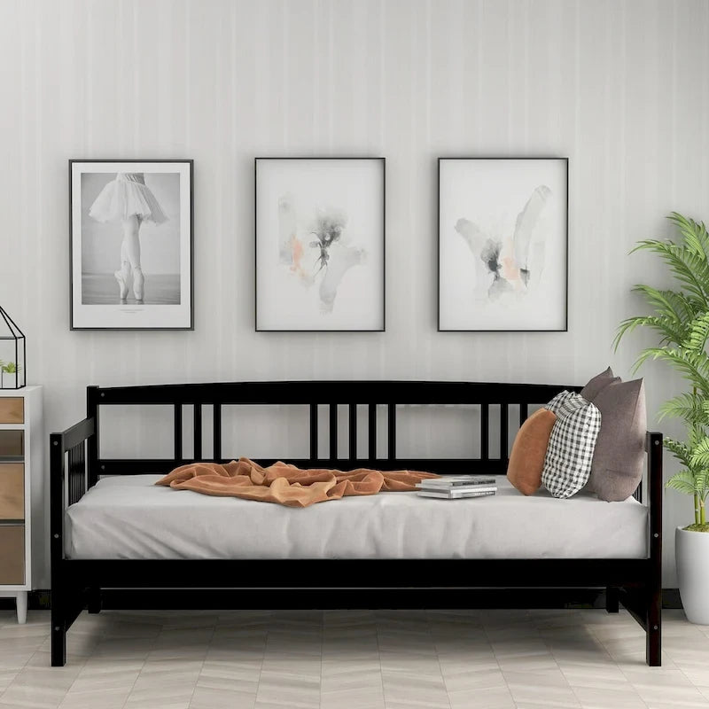 Massief Houten Daybed met Opbergruimte – Tweepersoons